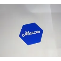 Marcasitios Hexagonales Metacrilato Personalizados