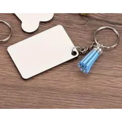 Llavero Sublimable Personalizado Rectangular - Crea tu Diseño Único