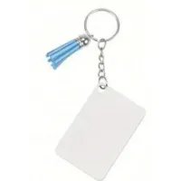Llavero Sublimable Personalizado Rectangular - Crea tu Diseño Único