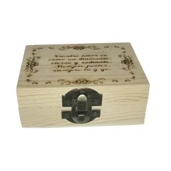 Cajita de madera de 9×6,5 cm Personalizada
