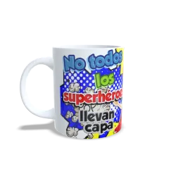 Taza "Supermamá al rescate" - Regalo Original Día de la Madre