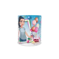 Taza "Feliz Cumpleaños Mamá" Globos| Regalo Original