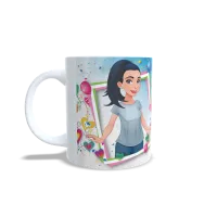 Taza "Feliz Cumpleaños Mamá" Globos| Regalo Original