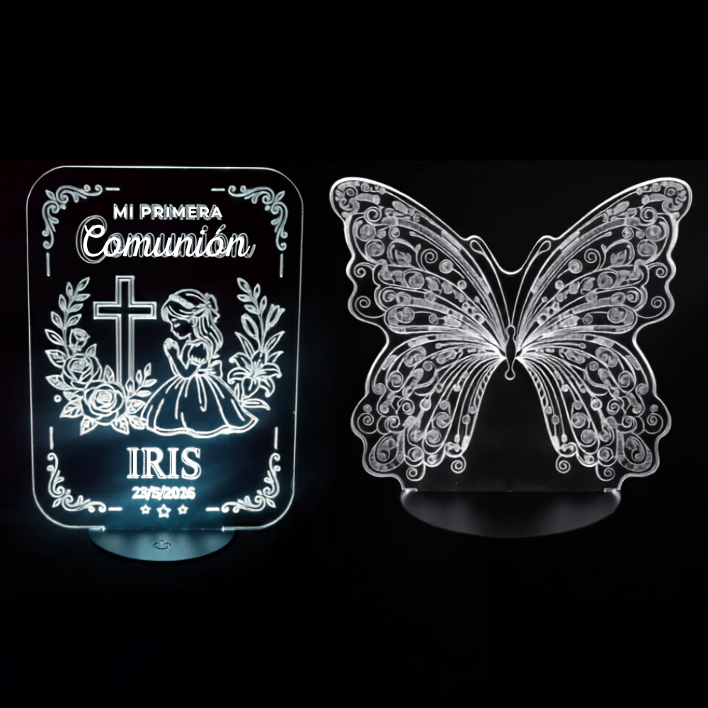 Lámparas de Metacrilato Personalizables