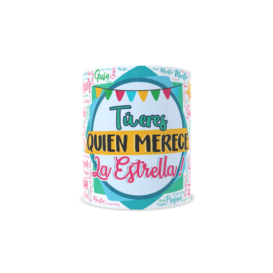 Taza para Profesor - Tú Eres Quien Merece la Estrella