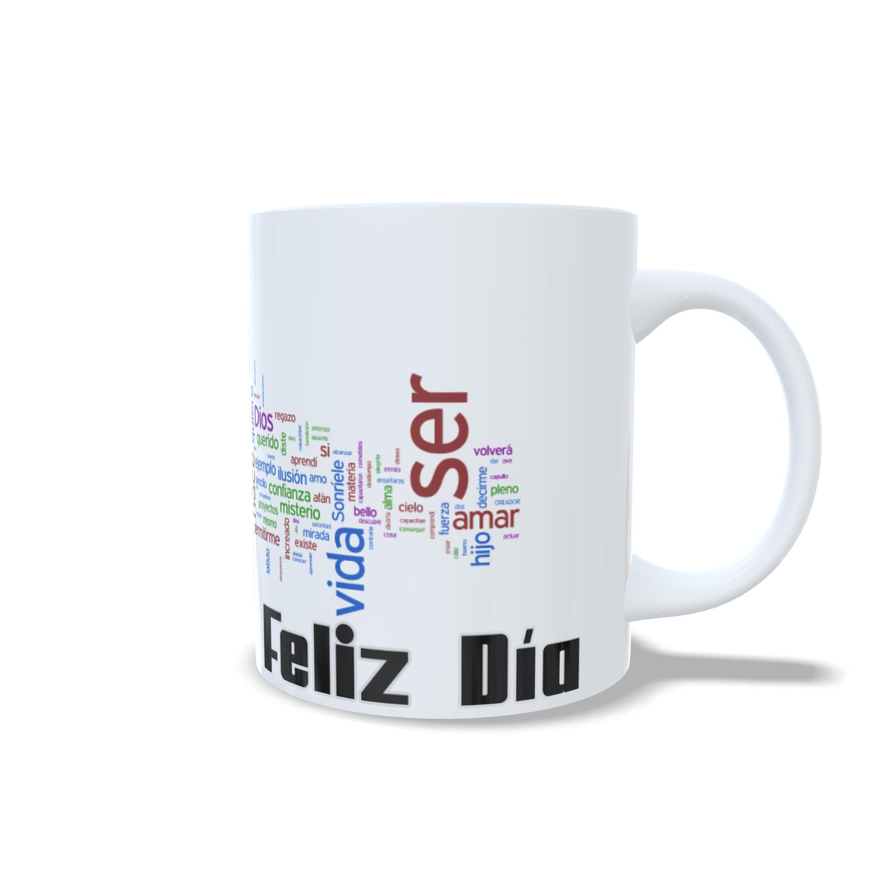 Taza Gracias Papá vista lateral derecha