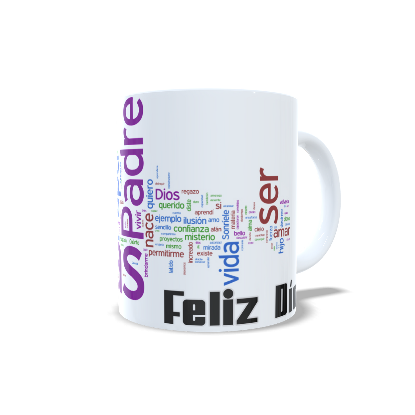Taza Gracias Papá vista frontal