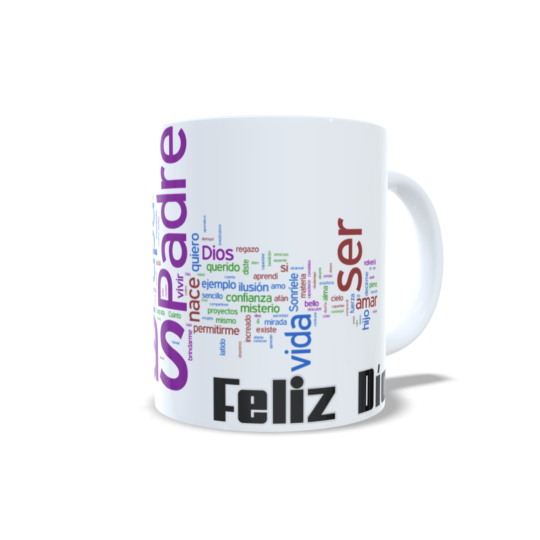 Taza Gracias Papá vista frontal
