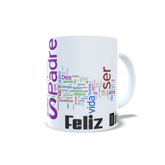 Taza Gracias Papá vista frontal