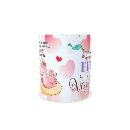 Taza Te Amo San Valentín vista completa con ambos diseños