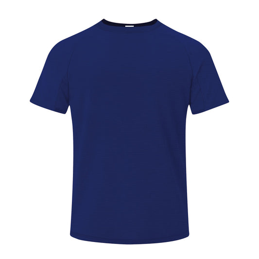 Camiseta adulto marino 100% poliéster transpirable 135g/m² vista frontal