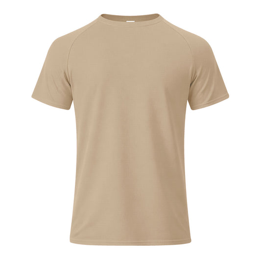 Camiseta niños unisex arena 100% poliéster transpirable 135g/m² vista frontal
