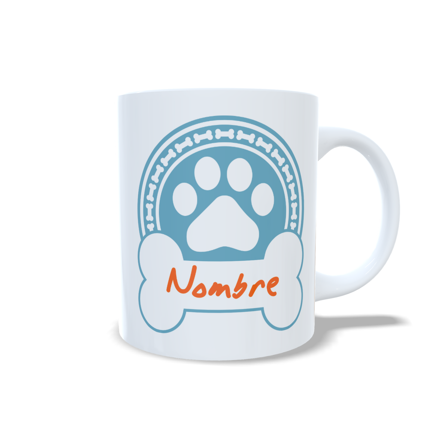 Taza Personalizada con Nombre de Mascota - Border Collie