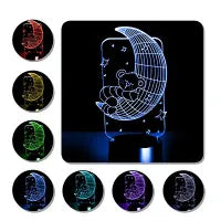 Lámpara 3D LED Osito en la Luna