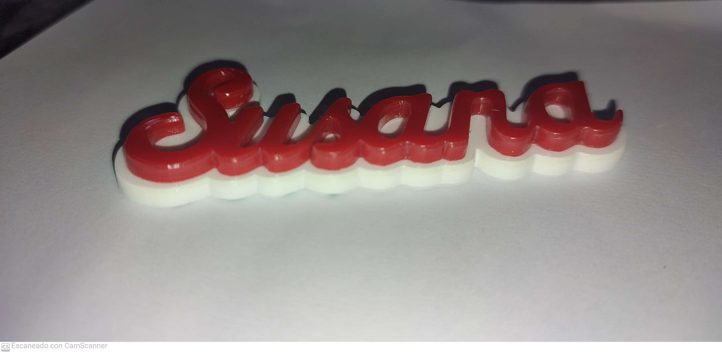 Marcasitios Personalizado de Metacrilato con Nombre