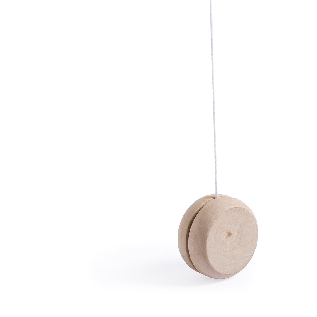 Yoyó de Madera Natural Grabado Láser Personalizado