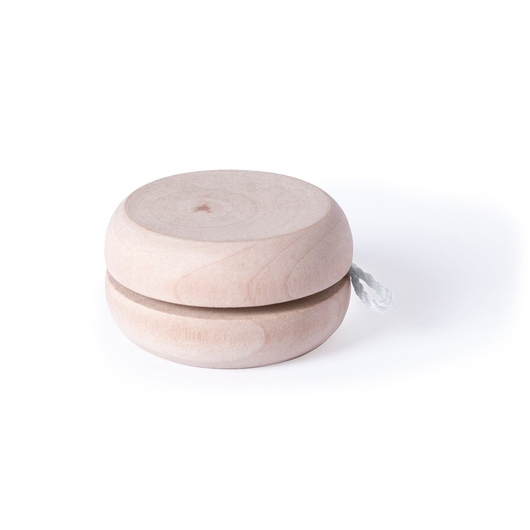 Yoyó de Madera Natural Grabado Láser Personalizado