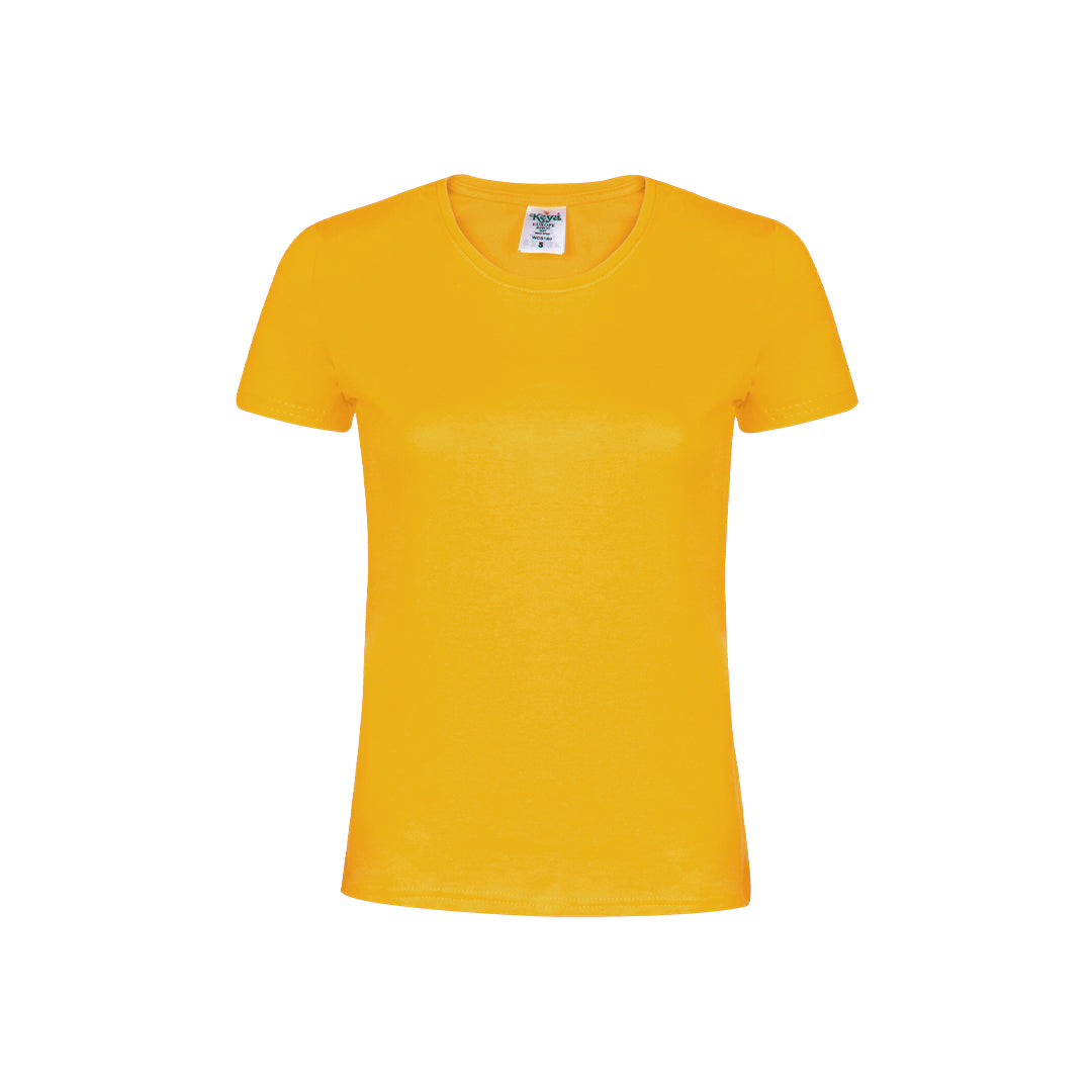 Camiseta Mujer Dorada 100% Algodón 180g/m²