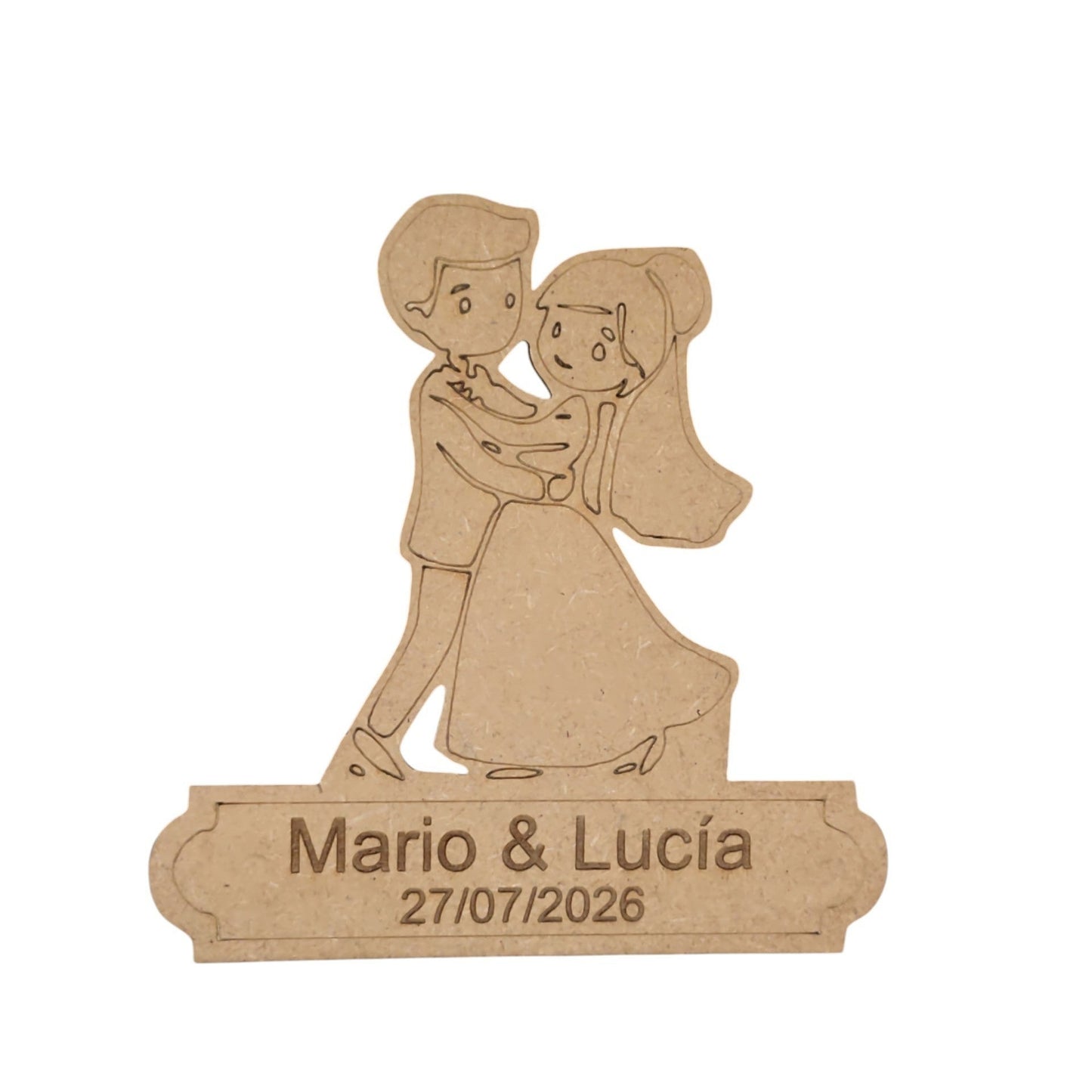 Marcasitios Boda Novios Bailando Personalizado